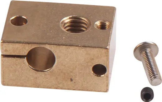 Heater Block Brass for E3D v6 for Sensor Cartridges