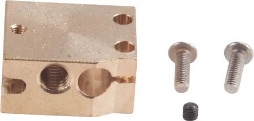Heater Block Brass for E3D Volcano for Sensor Cartridges