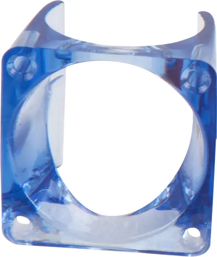 Spritzguss Lüfterkanal für E3D v6 Blau Transparent
