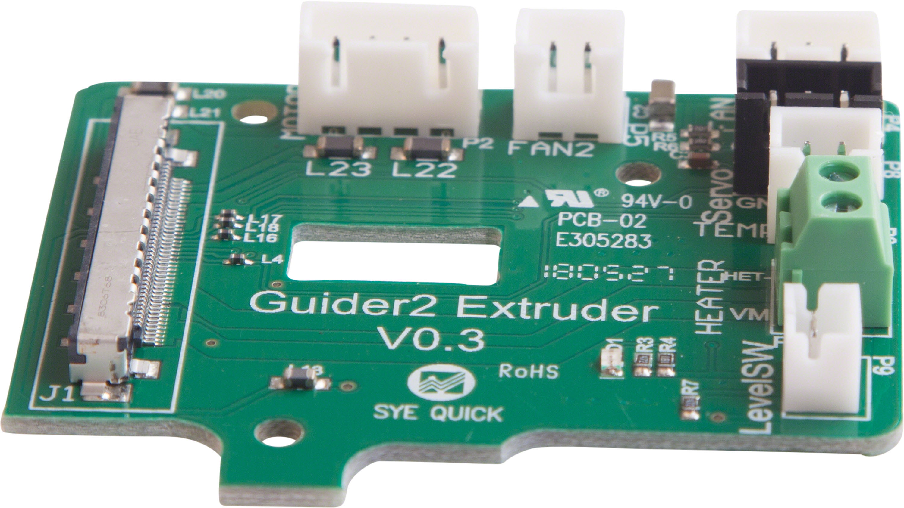 3DWare.ch Handelsware Extruder Adapter Plate for Guider 2 3D Printer ...