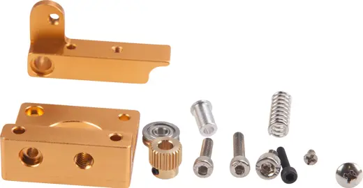Extruder Aluminium Kit für 1.75mm Filament links