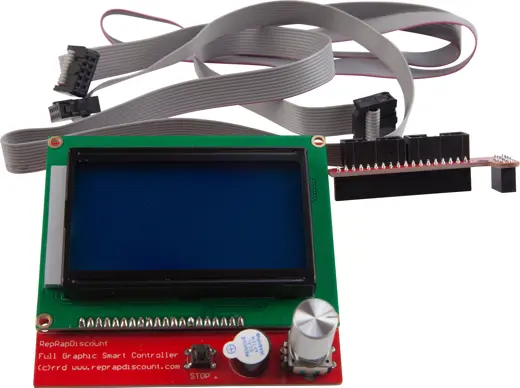 Grosser LCD 12864 Controller mit SD Slot für Ramps
