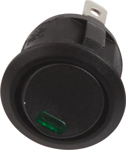 Rocker Switch round green lights