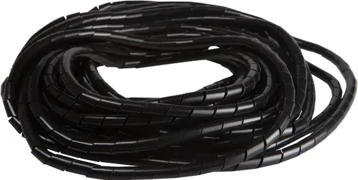 8mm Spiral Cable Black