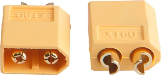 XT60 Stecker männdlich und weiblich Gelb