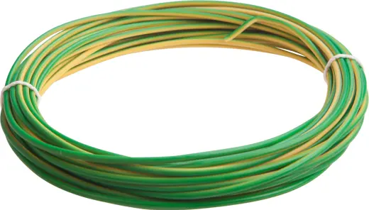 Litz wire 1.50 mm² Green/Yellow 10 Meter