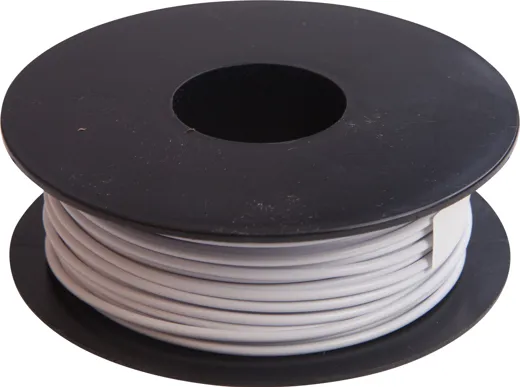 Litz wire 0.50 mm² White 25 Meter