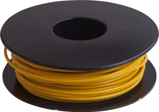 Litz wire 0.50 mm² Yellow 25 Meter