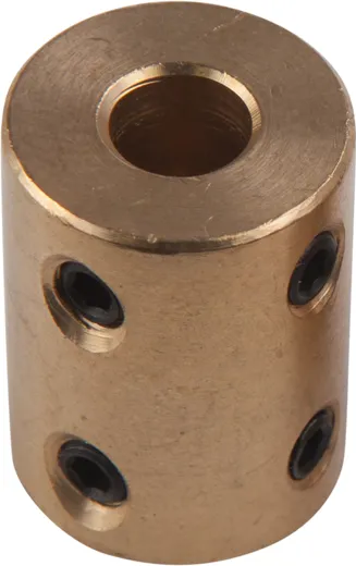 Z Achse coupler rigid 6.35mm to 8mm Brass