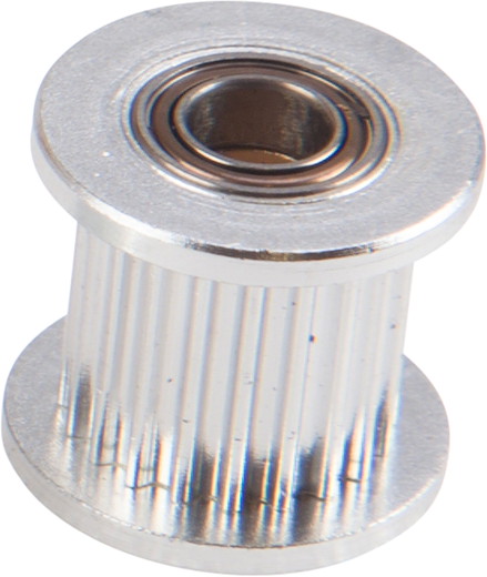 20 Poulies GT2 16/20 Dents Pour Imprimante 3D - Alésage 3/4/5 Mm, Largeur 6/10 Mm, Avec Ou Sans Denture (couleur Argent)