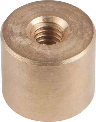 Trapezoidal thread nut TR 8 x 1.5 Brass