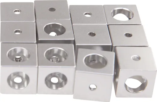 MakerBeam XL Corner cubes Silver 12p