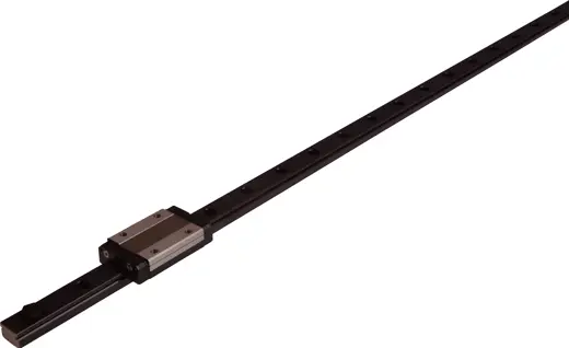 Black anodized linear rail 12mm / 800mm long