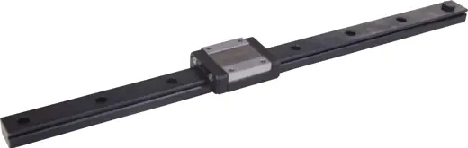 Black anodized linear rail 12mm / 300mm long