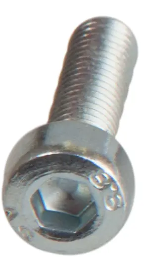 Zylinderschraube mit Innensechskant, ohne Schaft M4 x 16mm