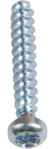 Lens head screw for thermoplastics, 2.5mm x 16mm