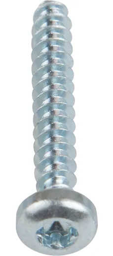 Lens head screw for thermoplastics, 3.5mm x 25mm