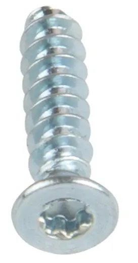 Countersunk screw for thermoplastics, 2.2mm x 10mm