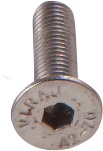 Countersunk screws with hexagon socket, without shaft M5 x 20mm