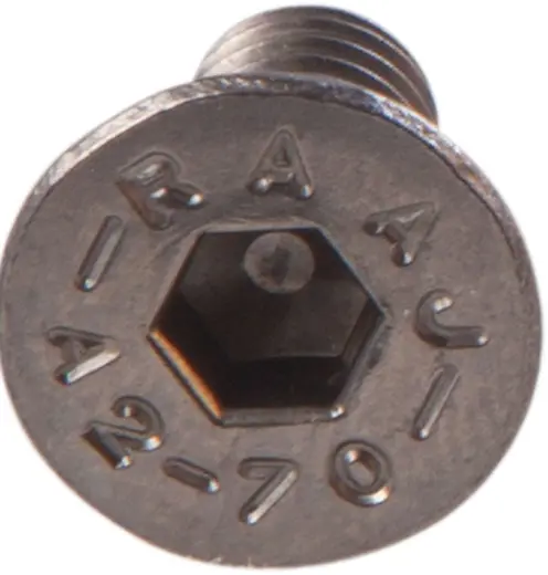 Countersunk screws with hexagon socket, without shaft M6 x 12mm