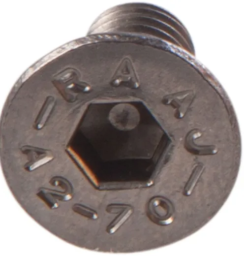 Countersunk screws with hexagon socket, without shaft M6 x 12mm