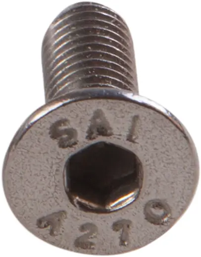 Countersunk screws with hexagon socket, without shaft M6 x 18mm