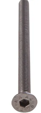 Countersunk screws with hexagon socket, without shaft M6 x 80mm
