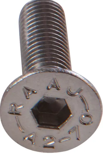 Countersunk screws with hexagon socket, without shaft M8 x 30mm