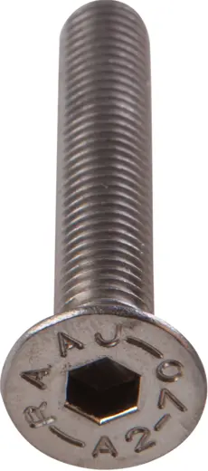 Countersunk screws with hexagon socket, without shaft M8 x 50mm