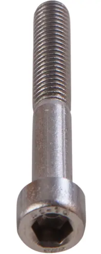 Socket head cap screws, with shaft, hexagon M6 x 45mm