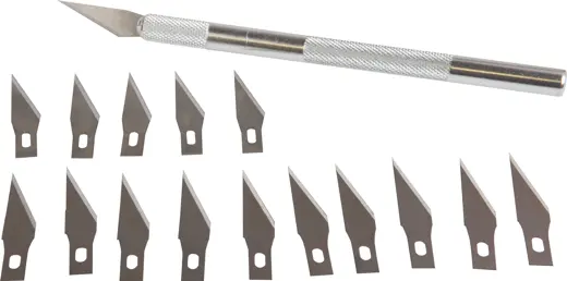 Scalpel with 6 blades