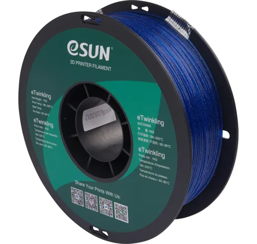 Filament PLA glitzernd Blau 1.75mm