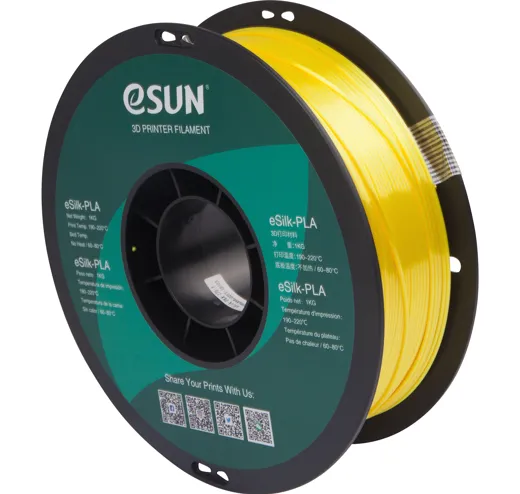 Filament PLA Silk Yellow 1.75mm