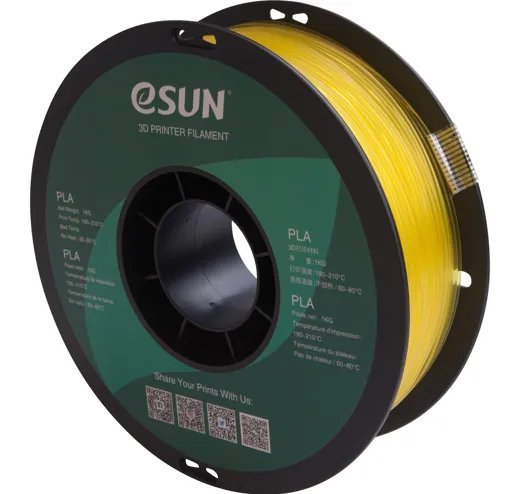 Filament PLA Translucent Lemon Yellow 1.75mm