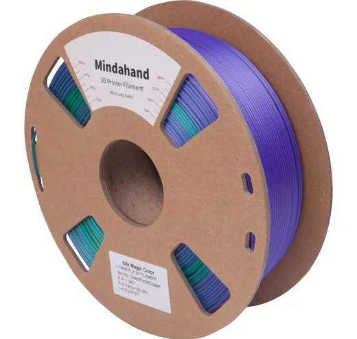 Filament PLA Silk Multicolor Green Purple Copper 1.75mm