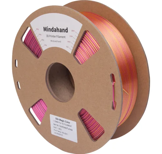 Filament PLA Silk Multicolor Gold Green Fuchsia 1.75mm