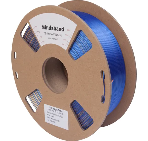 Filament PLA Silk Multicolor Gold Copper Blue 1.75mm