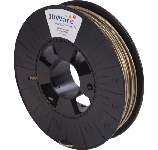 Filament PLA glitzern metallisch Gold 3mm