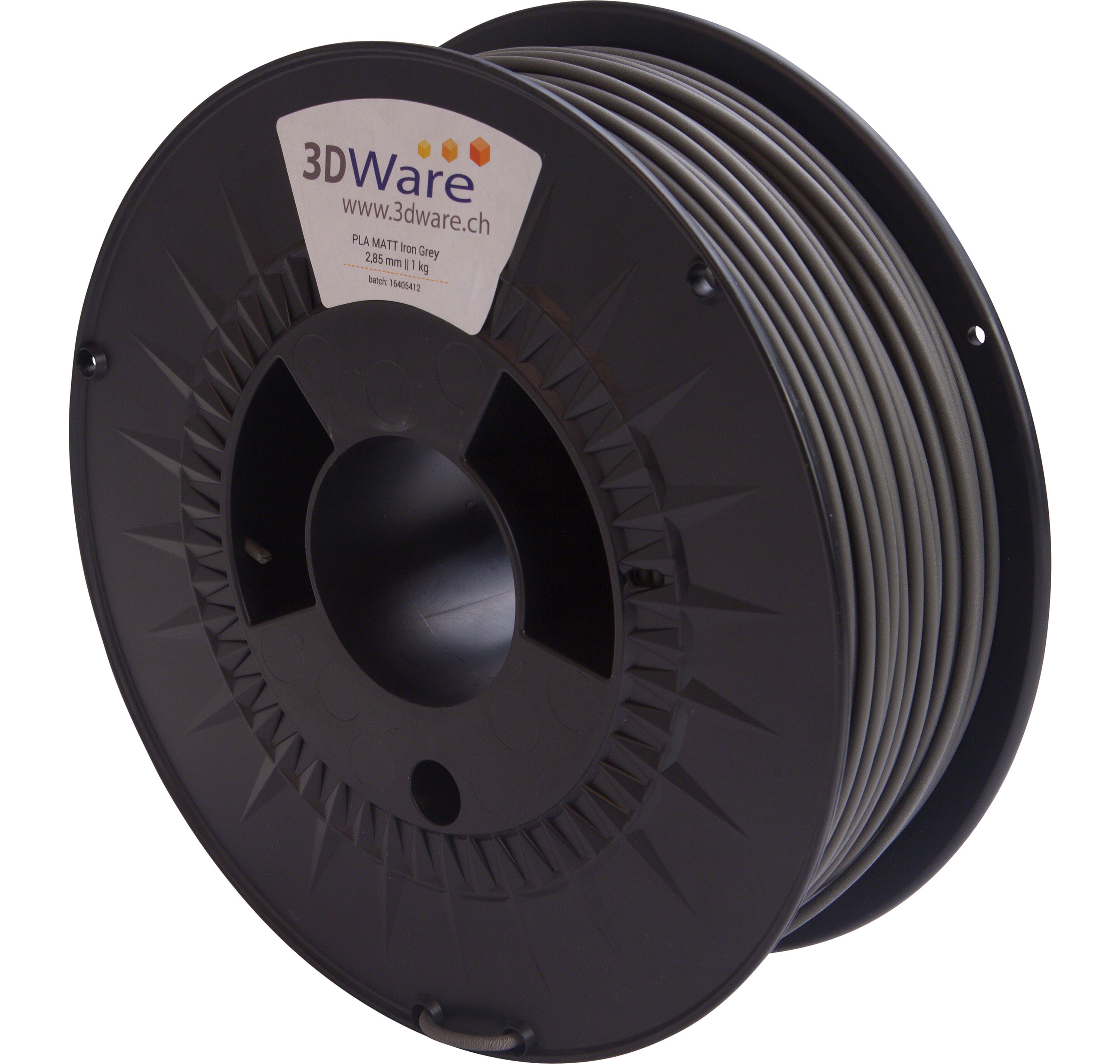 Dutch Filament PLA Matt Dunkel-Grau 3mm M01123111.1-4 - 3DWare Shop Schweiz