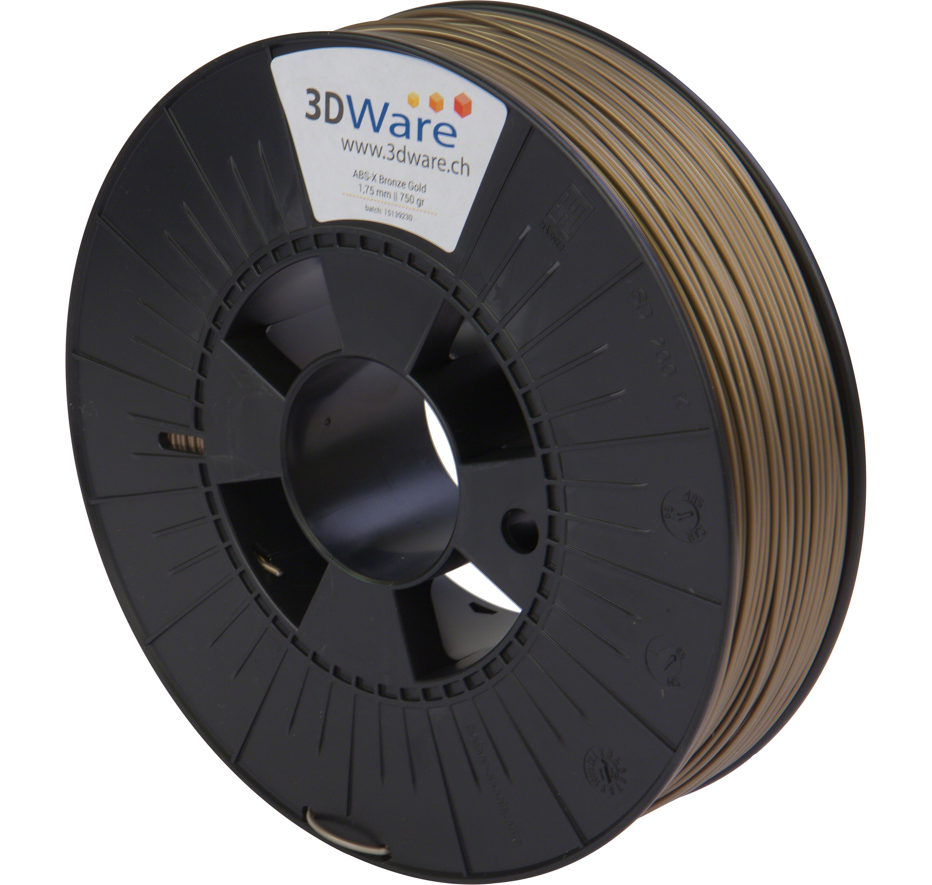 Dutch Filament ABS-X Bronze Gold 1.75mm M01128101.750 - 3DWare Shop Schweiz