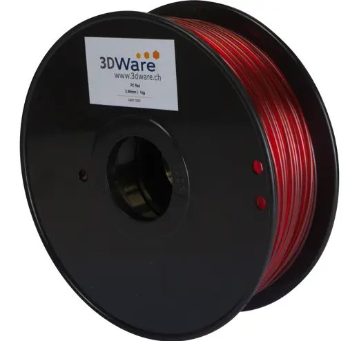 Filament PC Red 3 mm