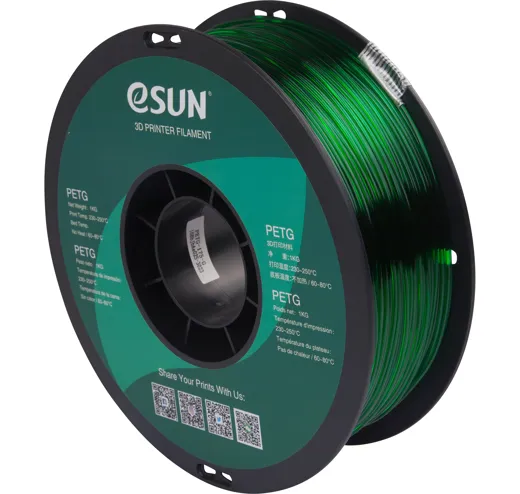 Filament PET-G Green Transparent 1.75mm