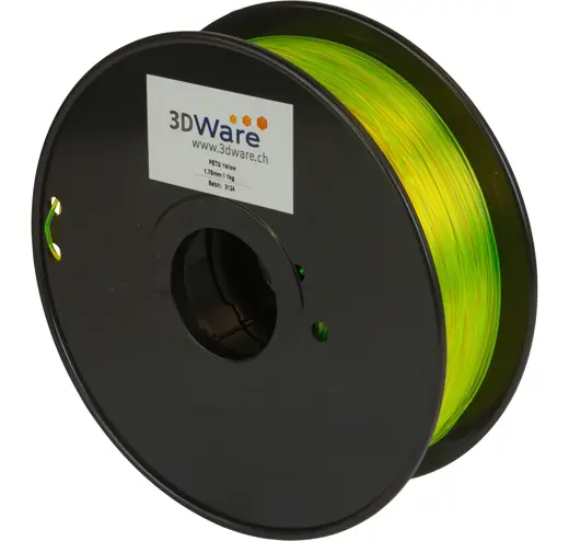 Filament PET-G Yellow Transparent 1.75mm