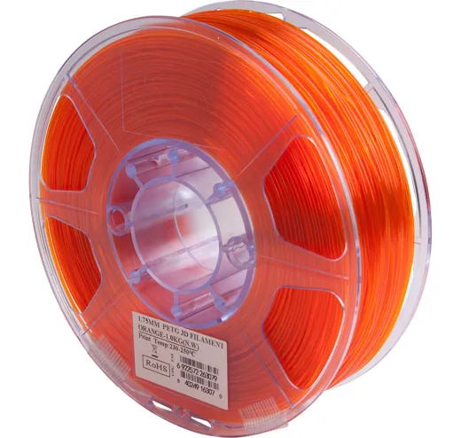 Filament PET-G Orange Transparent 1.75mm