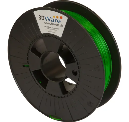 Filament PET-G-Green transparent 1.75mm