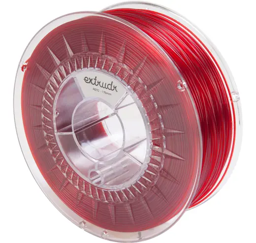 Filament PET-G Rot Transparent1.75mm