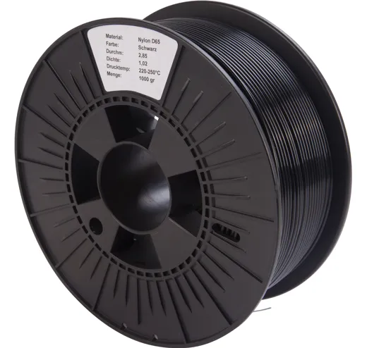 Filament Nylon D65 Schwarz 3mm