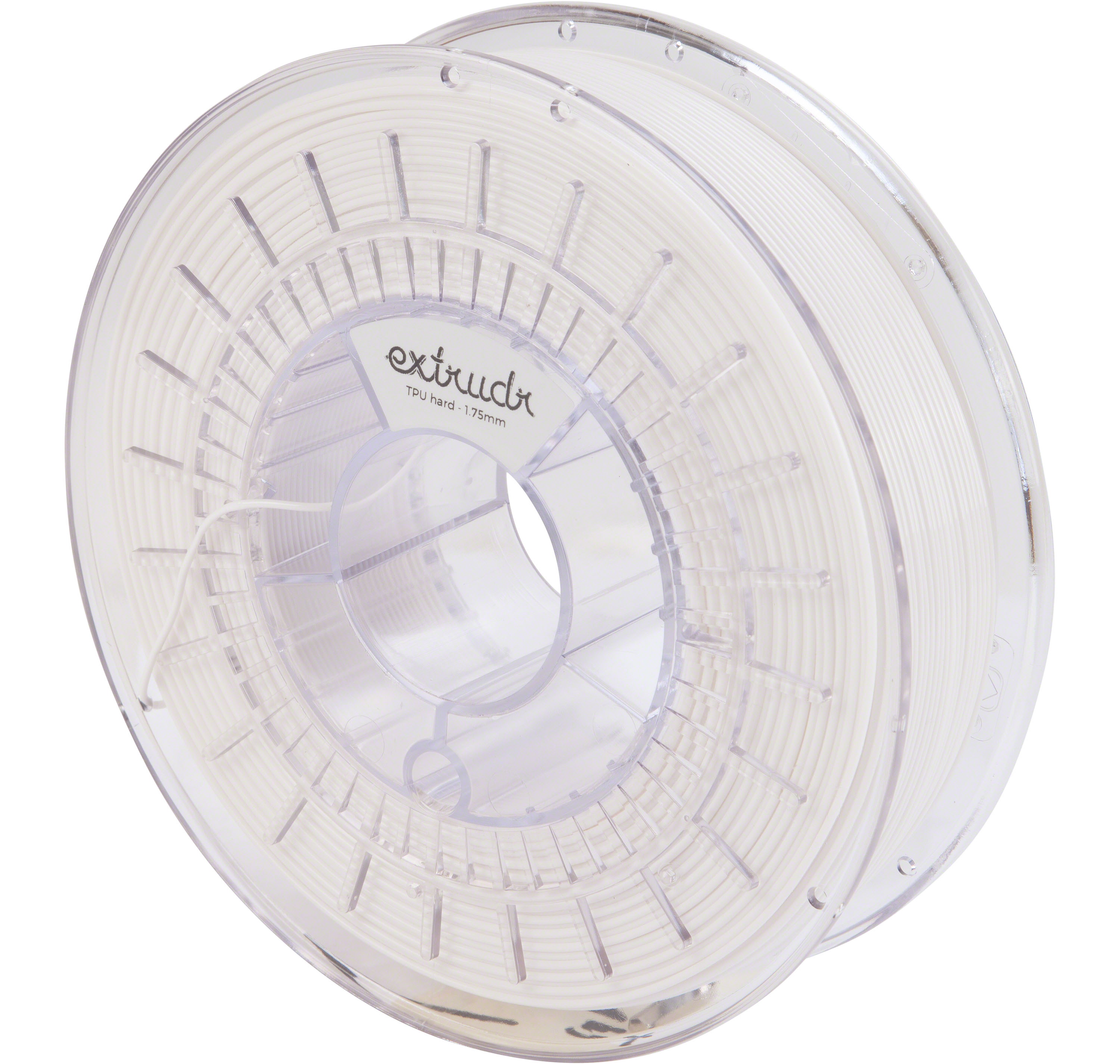 extrudr Filament TPU Weiss 1.75mm D58 M01156204.075 - 3DWare Shop Schweiz