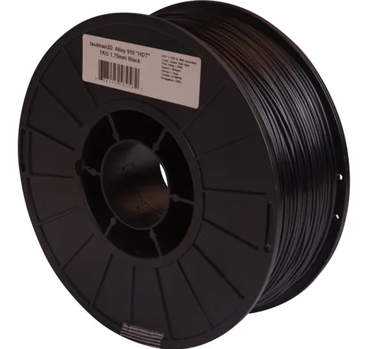 Filament taulman 3D Alloy 910HT Schwarz 1.75mm