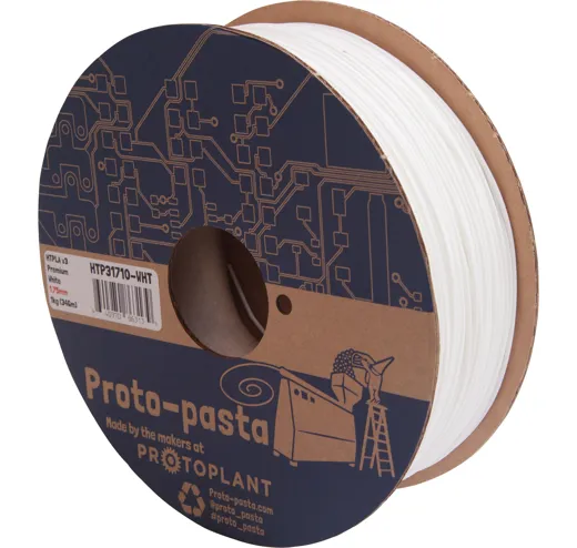 Filament HTPLA undurchsichtig Weiss 1.75mm